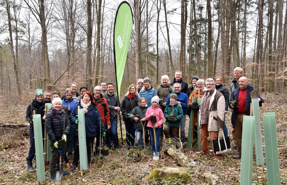Die Stadtwerke Fürstenfeldbruck haben ihr Engagement bei der Initiative „Zukunftswald"